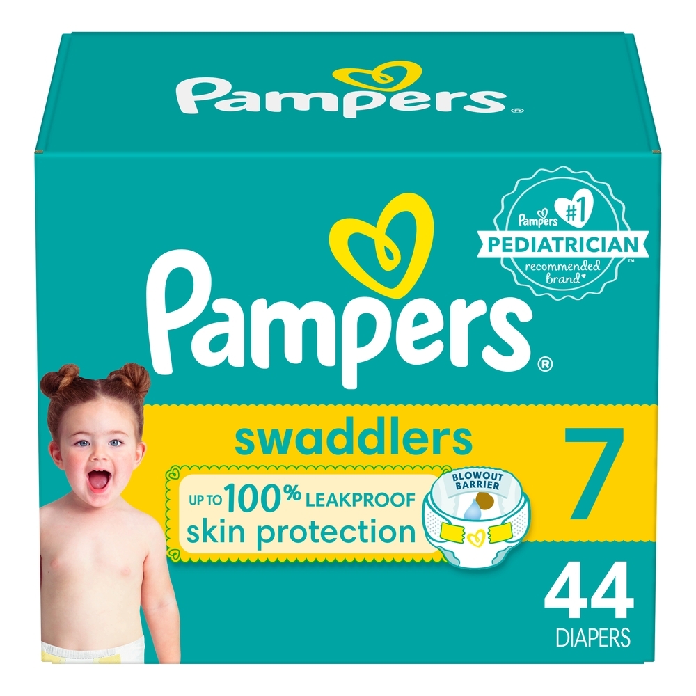 Pañales Etapa 7 Pampers Swaddlers 44 Und/Paq