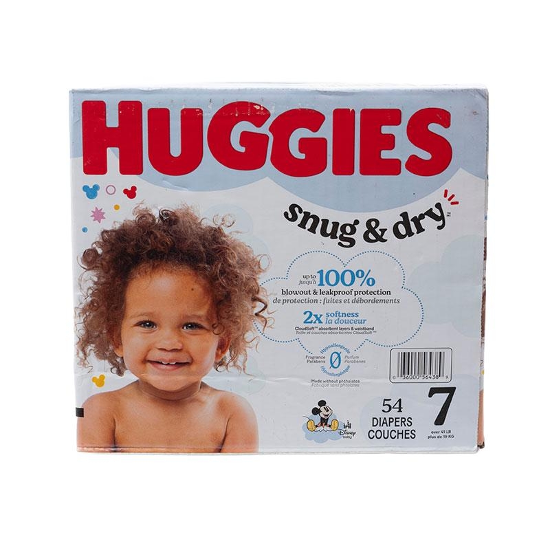 Pañales Snug & Dry Talla 7 Huggies Giga 54 Und