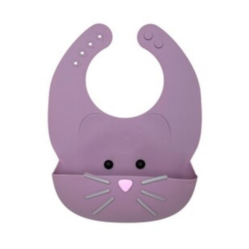 Babero Gato Silicón