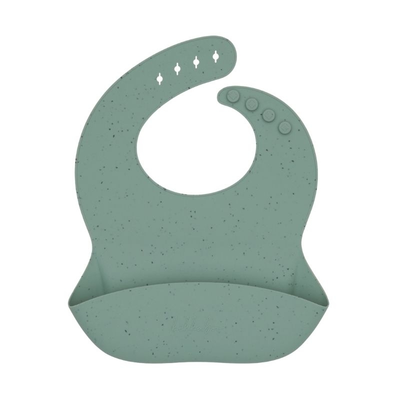 Babero Silicona de Platino Menta