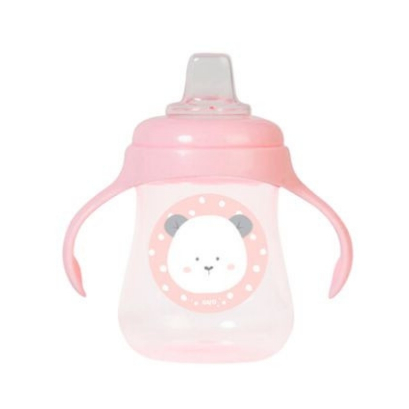 Vaso Entrenador con Asas Rosado 8 Oz