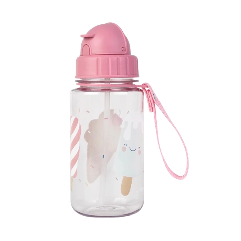 Vaso Entrenador con Sorbete Rosado 15 Oz