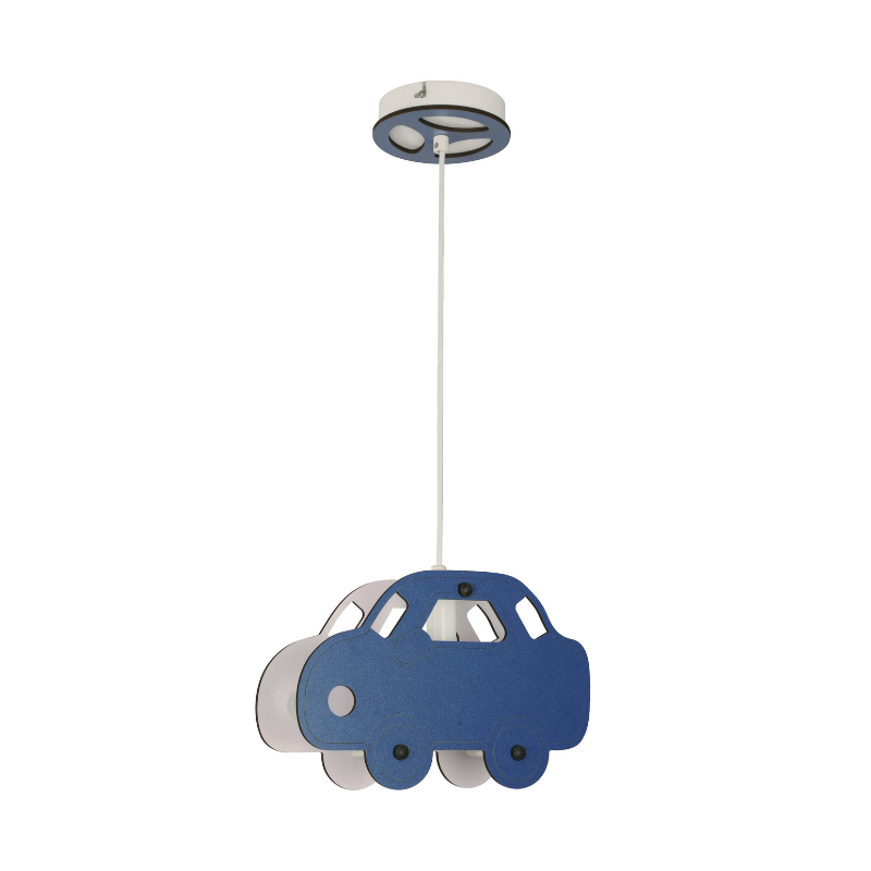 Lámpara Colgante Carro Azul