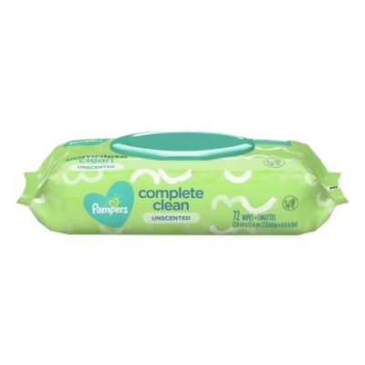 Toallitas Húmedas Para Bebe Sin Fragancia Travel Pack Pampers 72 Und/Paq