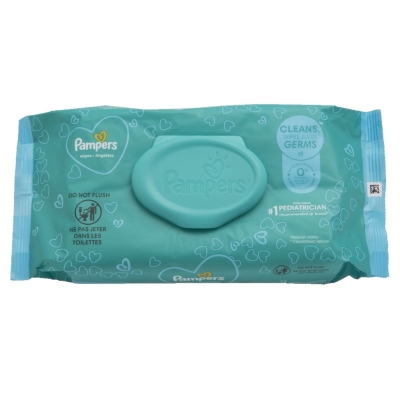 Toallitas Húmedas Para Bebe Sin Fragancia Travel Pack Pampers 72 Und/Paq