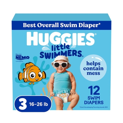 Pañales Huggies Little Swimmers Talla P 12 Unidades