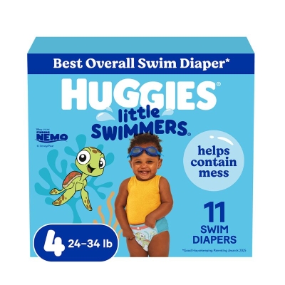 Pa&ntilde;ales Huggies Little Swimmers Talla M 11 Unidades
