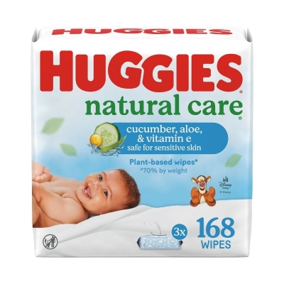 Toallas Húmedas Huggies Natural Care 168 Unidades