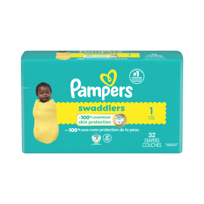 Pañales Swaddlers S1 Pampers 32 Und/Paq