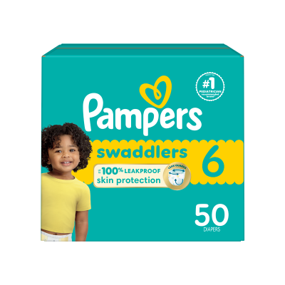 Pañales Swaddlers S6 Super Pack Pampers 50 Und/Paq