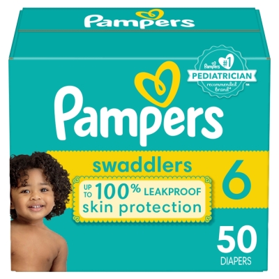 Pañales Swaddlers S6 Super Pack Pampers 50 Und/Paq