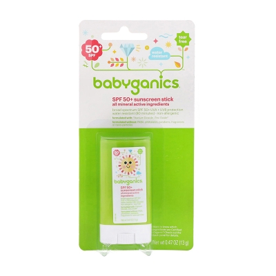 Protector Solar En Crema Para Bebe Spf 50+ Babyganics 13 Gr