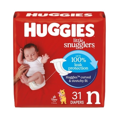 Pañales Huggies Little Snugglers Etapa 0/RN 31 Unidades