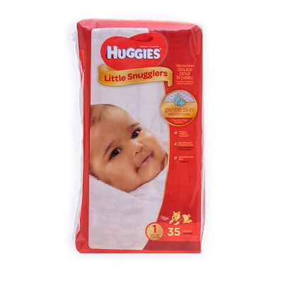 Pañales Little Snugglers Paso 1 Huggies 32 Und