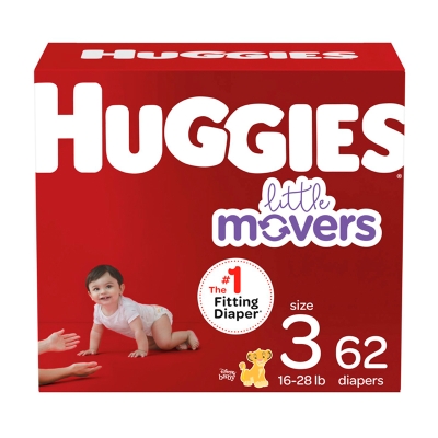 Pañales Etapa 3 Huggies Little Movers 68 Und/Paq