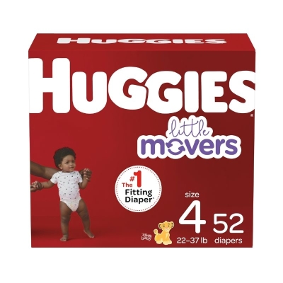 Pa&ntilde;ales Huggies Little Movers Etapa 4/XG 52 Unidades