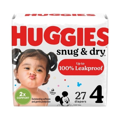 Pañales Huggies Snug & Dry Etapa 4/XG 27 Unidades