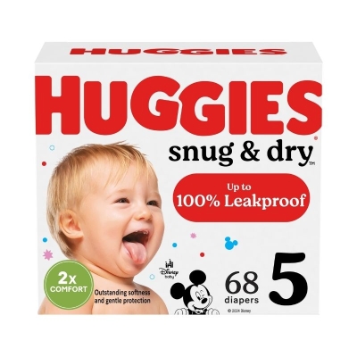 Pañales Huggies Snug & Dry Etapa 5/XXG 68 Unidades