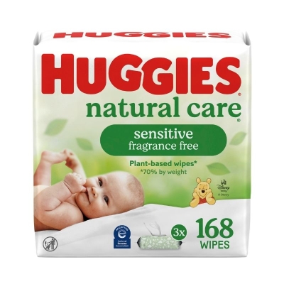 Toallitas Húmedas Natural Care Refill Huggies 168 Und/Paq