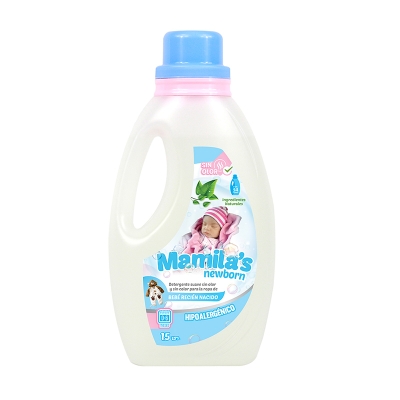 Detergente Para Ropa De Recien Nacido Mamilas 1.5 Lt