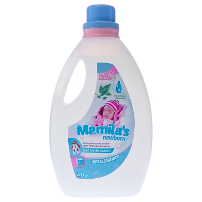 Detergente Para Ropa De Recien Nacido Mamilas 3 Lt