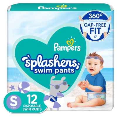 Pañales Splashers Pampers 3T-4T 12 Und/Paq