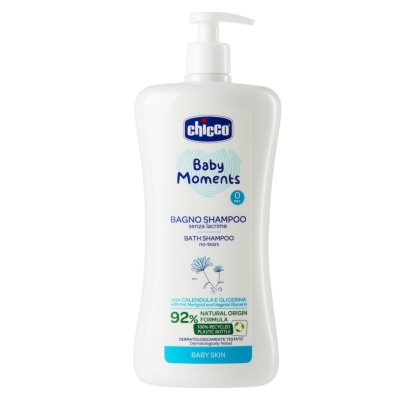 Shampoo de Pelo y Cuerpo Para Bebe Chicco 750 Ml