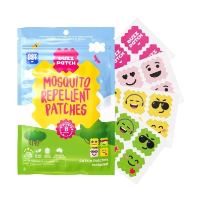 Parches Repelentes Para Niños Buzz Patch 24 Und/Paq