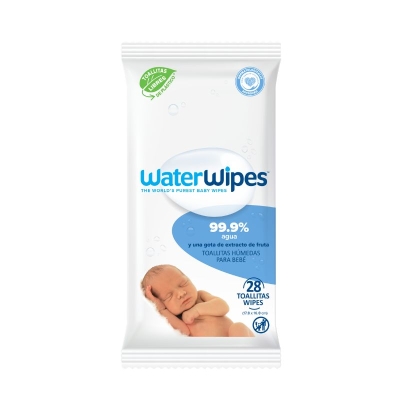 Toallitas Húmedas para Bebé WaterWipes 28 Ud