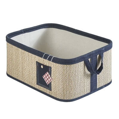 Canasta Natural Azul XL 7"