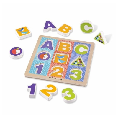 Melissa & Doug Rompecabeza ABC-123