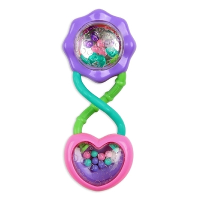 Bright Starts Rattle and Shake Barbell Rosa