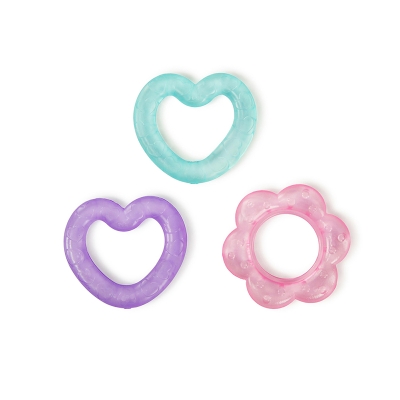 Bright Starts Set 3 Mordedores Chill and Teethe Rosa