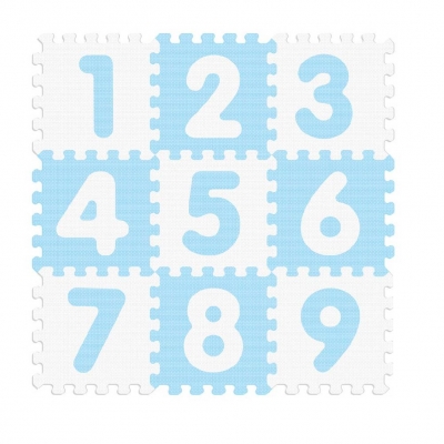 Sunta Alfombra Antibacterial 9 Pzas Azul