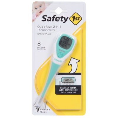 Safety 1st Termómetro de Rápida Lectura 2 en 1