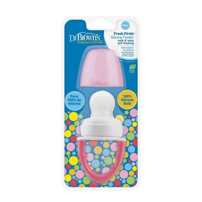 Dr Brown's Alimentador de Silicona Rosa