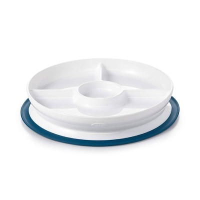 Oxo Plato con Divisiones Azul
