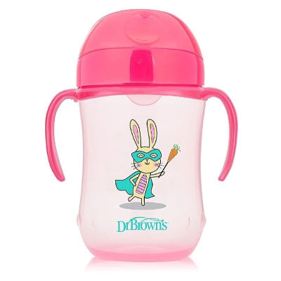 Dr Brown's Vaso Conejita Superhéroe 9 oz