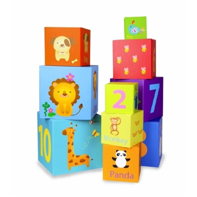 Classic Toys Cubos Apilables Animales