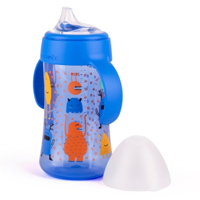 Suavinex Vaso Con Asas Boquilla Suave 9 Oz Azul