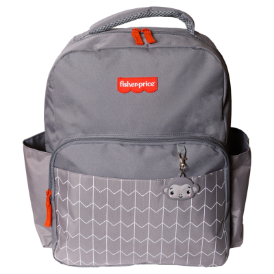 Bulto Pañalera Gris Fisher Price