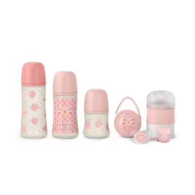 Set de Regalo con Biberones Bonhomia Rosa