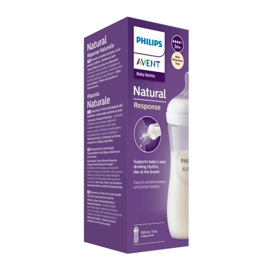 Biberón Natural Response Avent Naturally 11 Onz.