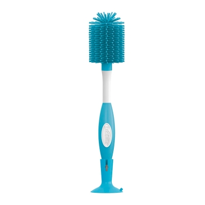 Cepillo para Biberón Tacto Suave Azul