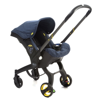 Coche con Portabebes Azúl