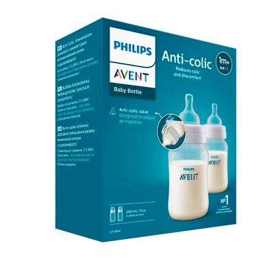 Set 2 Biberones 9 oz Classic Avent Naturally