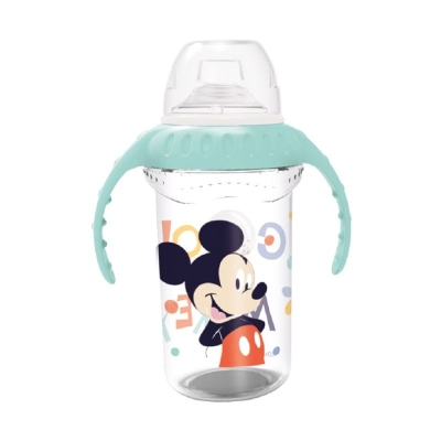 Mickey Mouse Vaso con Asas y Boquilla Suave  11oz