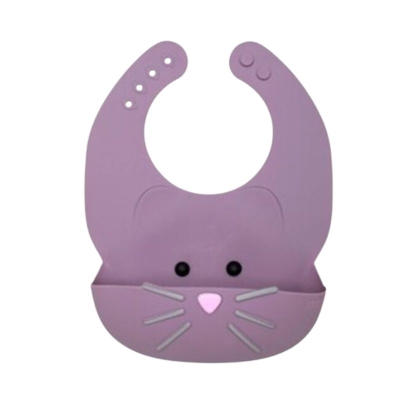 Babero Gato Silicón