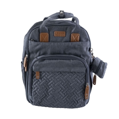 Mochila Pañalera Gris