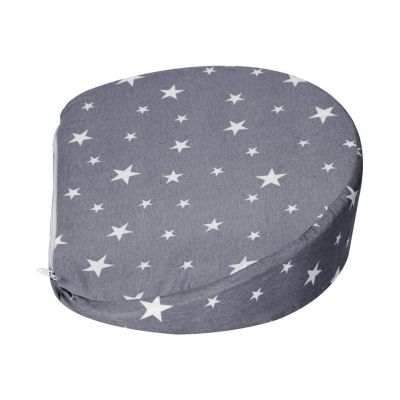 Almohada Posicionadora Embarazo Algodón Gris